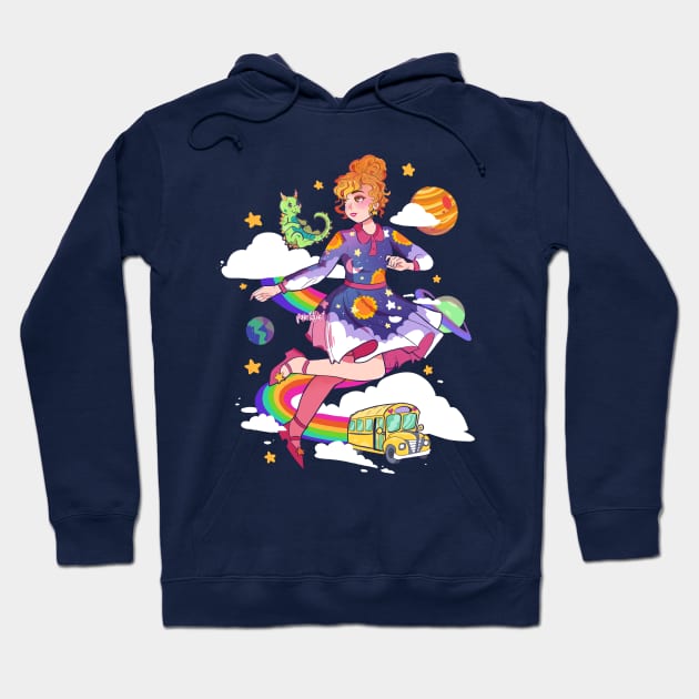 Magical Ms Frizzle Hoodie by paintdust